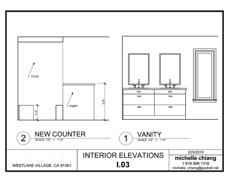 Westlake Village Master Bathroom