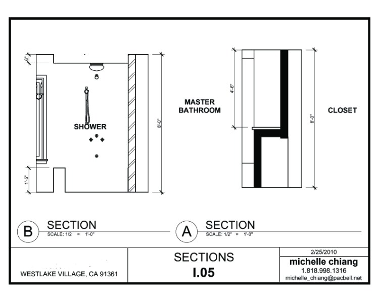 Westlake Village Master Bathroom